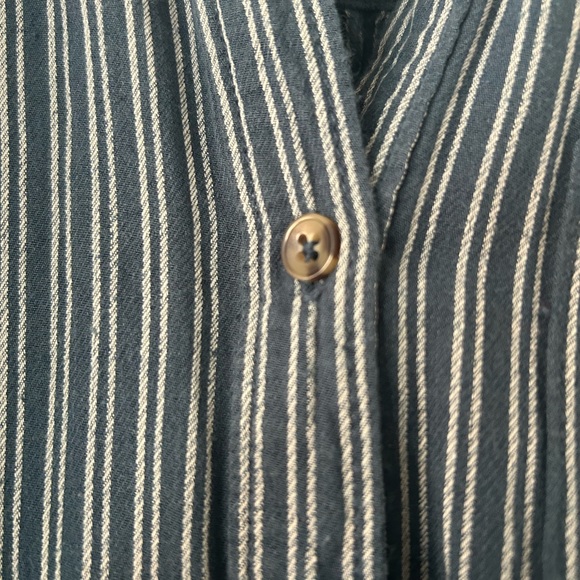 Anthropologie Blue and White Striped Dress - Picture 6 of 11